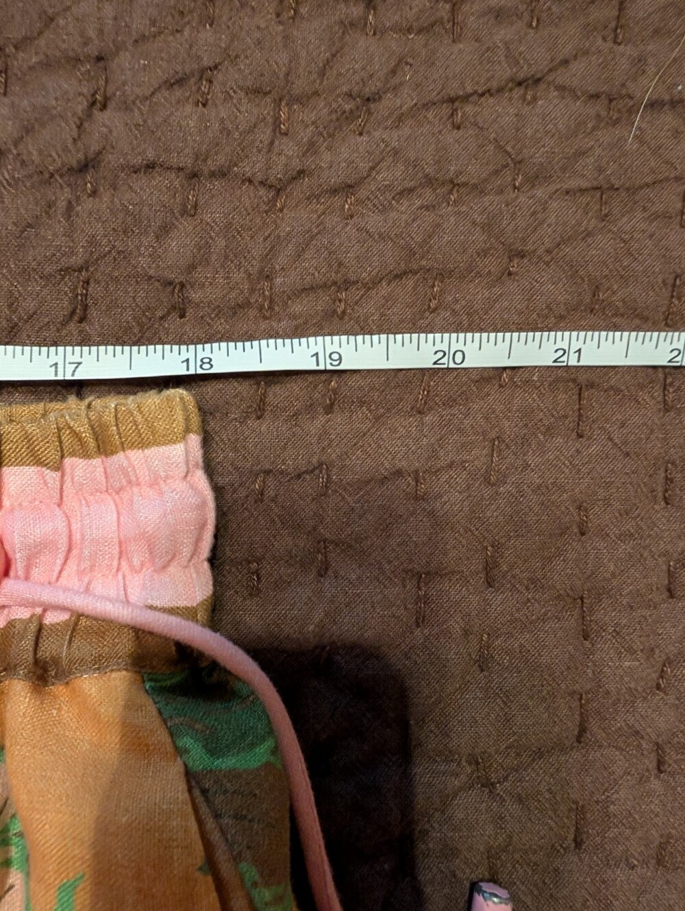 ALEMAIS Winnie Pink & Yellow & Brown Floral Linen Shirt and Short Set - Picture 16 of 16
